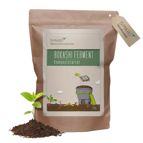 DIMIKRO Bokashi Ferment getrocknet - Kompoststarter und Fermentationshilfe für...