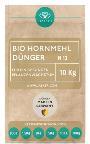 Bio Hornmehl Dünger 10Kg - Hornmehl für Rasen & gegen Klee - 100% natürlich &...