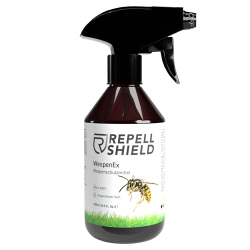 RepellShield® Natürliches Wespenspray - 250ml - Präzise Vertreibung durch...