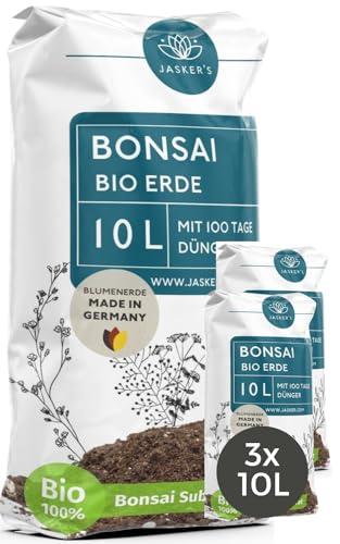 Bonsai Erde Indoor 30 L - Bonsaierde mit 100 Tage Startdünger - Ficus Erde &...