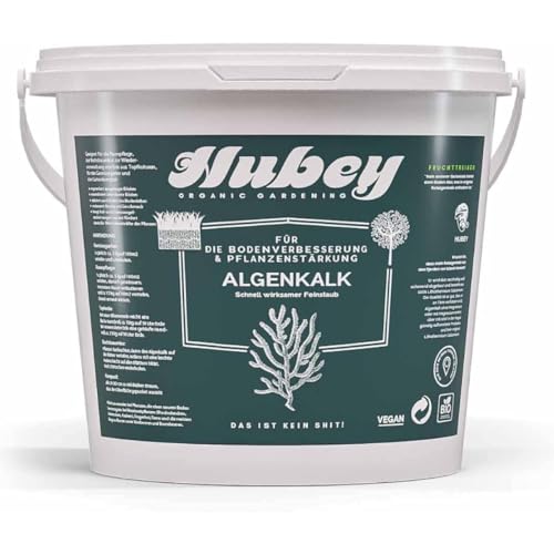 HUBEY Algenkalk 2,5 kg - Bio Gartenkalk für gesunde Pflanzen u. saftiges...