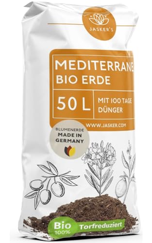 Bio Mediterrane Erde & Kübelpflanzenerde mediterran 50 L - Mediterrane...