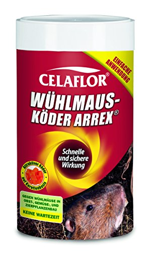 Celaflor Wühlmausköder Arrex, anwendungsfertige Köder, bekämpft Wühlmäuse...