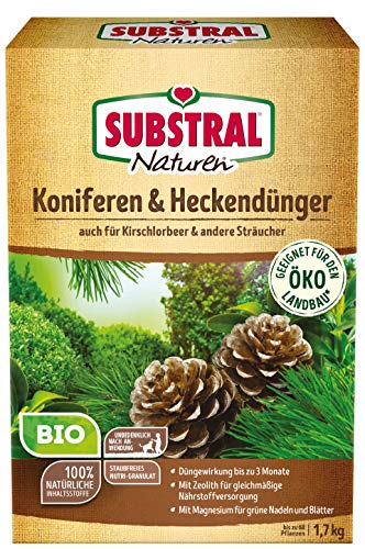 Substral Naturen Bio Koniferen- und Heckendünger, Organisch-mineralischer...