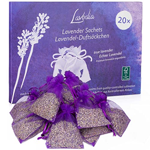 Lavendel Duftsäckchen Kleiderschrank: 20x6g Duftsäckchen Lavendel getrocknet...