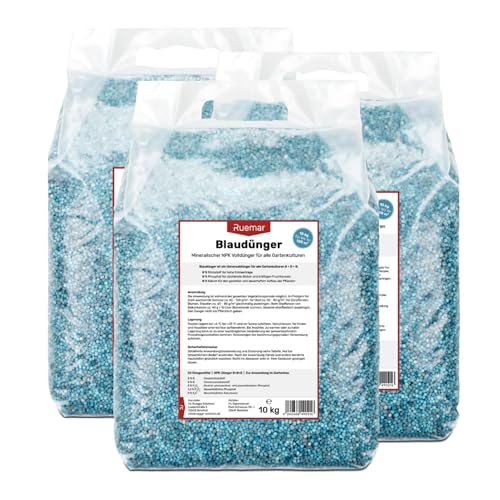 Ruemar Blaudünger NPK Dünger für Pflanzen 30 kg Universal Langzeitdünger...