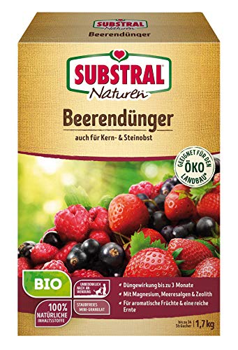 Substral Naturen Bio Beerendünger, für Beerenobst, Kern und Steinobst, 3...