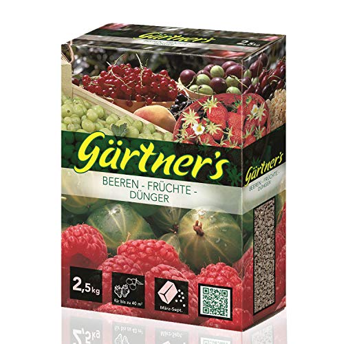 Gärtner’s NPK Dünger für Beeren und Früchte 2,5 kg I Gesteigerte...