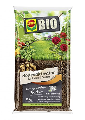 COMPO BIO Bodenaktivator für Rasen, Für Rollrasenverlegung und Rasenneuanlage,...