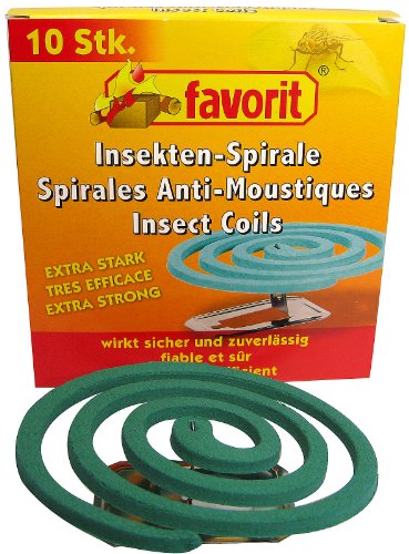 Favorit 1292 Insektenspirale Outdoor; zuverlässige Mücken Spirale für...