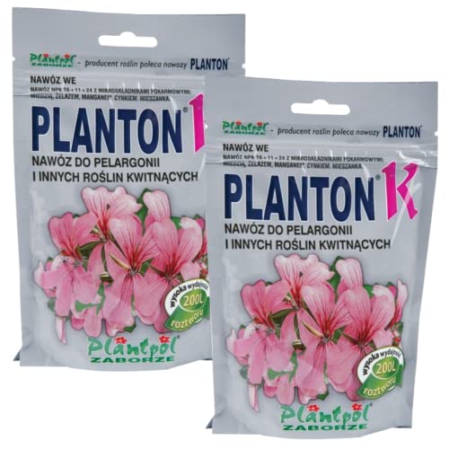 PLANTON K Dünger für Pelargonie NPK Flüssigdünger Wasserlöslich Konzentrat...