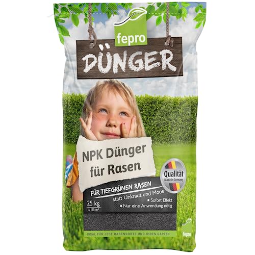 Fepro Professioneller Rasendünger 25kg Sack, NPK Dünger